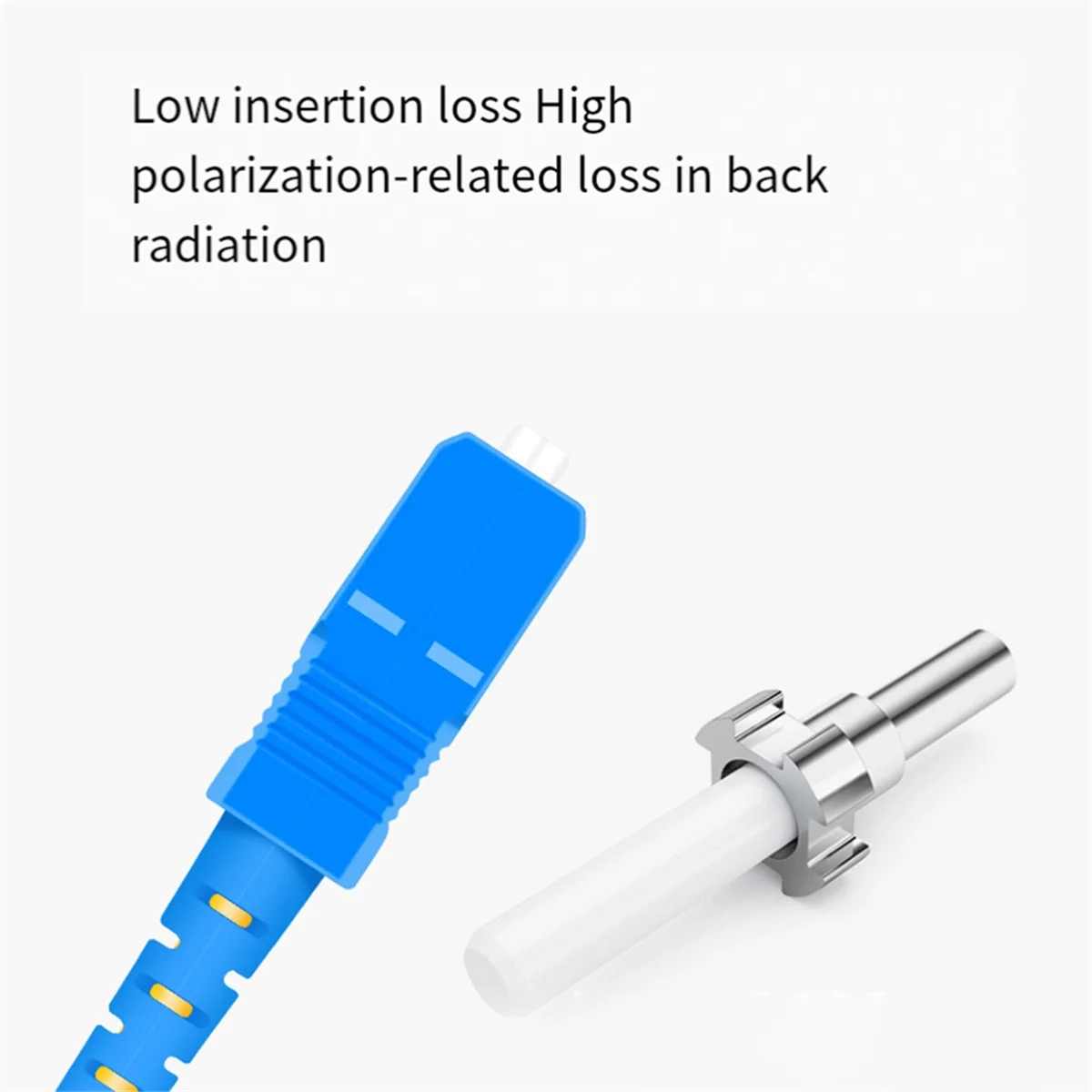 

10 Pcs/Set Ftth SC UPC 1X2 Plc Singlemode Fiber Optical Splitter Fbt Optical Multifunctional Convenient Coupler