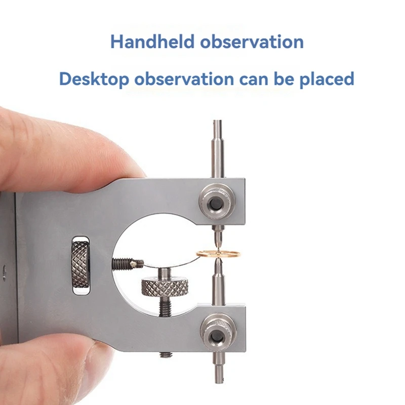 ABHU ساعة عجلة التوازن أداة ملحق أداة الساعات المعدنية تصحيح المشبك ساعة صيانة أداة إصلاح حركة الساعة