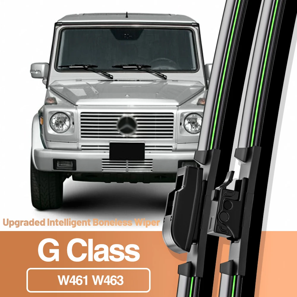 

2pcs For Mercedes Benz G Class W461 W463 1989-2023 Front Windshield Wiper Blades Windscreen Window Accessories 2012 2018 2020