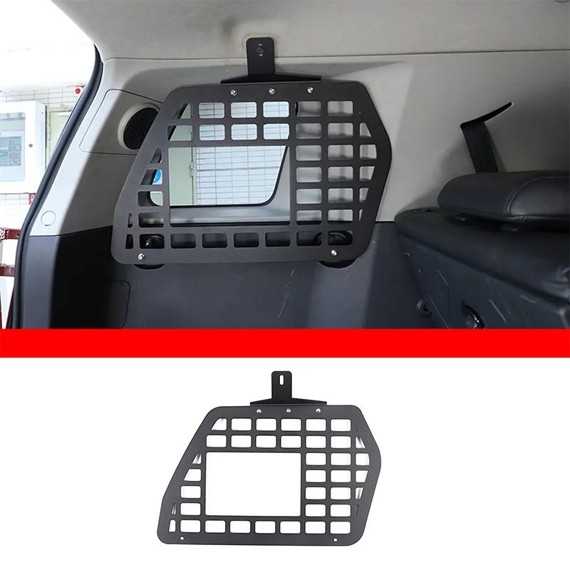 For 2007-21 Toyota FJ Cruiser Aluminum Alloy Black Car Trunk Left Multifunctional Bag Rack Storage Rack Car Interior Accessories