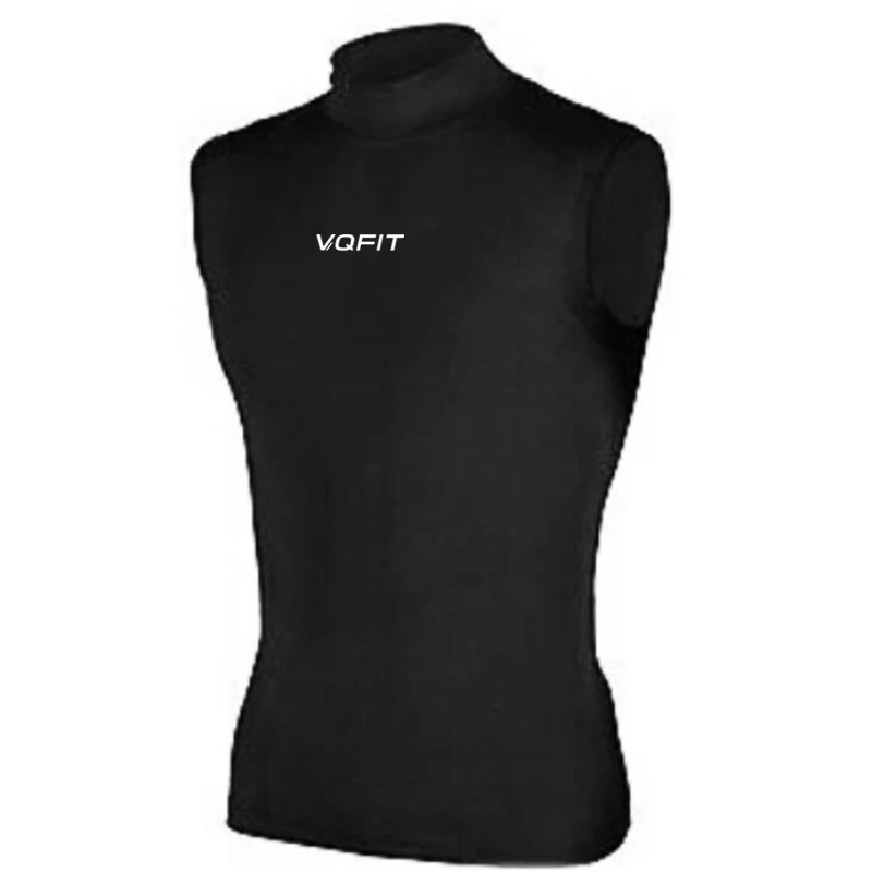 Summer Elastic Tight Training Exercise Sleeveless T-shirts Men Sports Clothing Men's Bodybuilding Fitness Slim-fit Running Vests