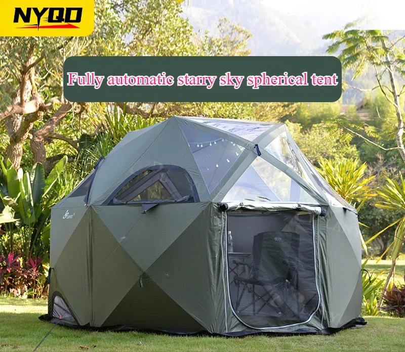 New Mosquito-proof Sunscreen Ball Tent Outdoor Fully Automatic Portable Folding Camping Travel Tent  Tents Outdoor Camping