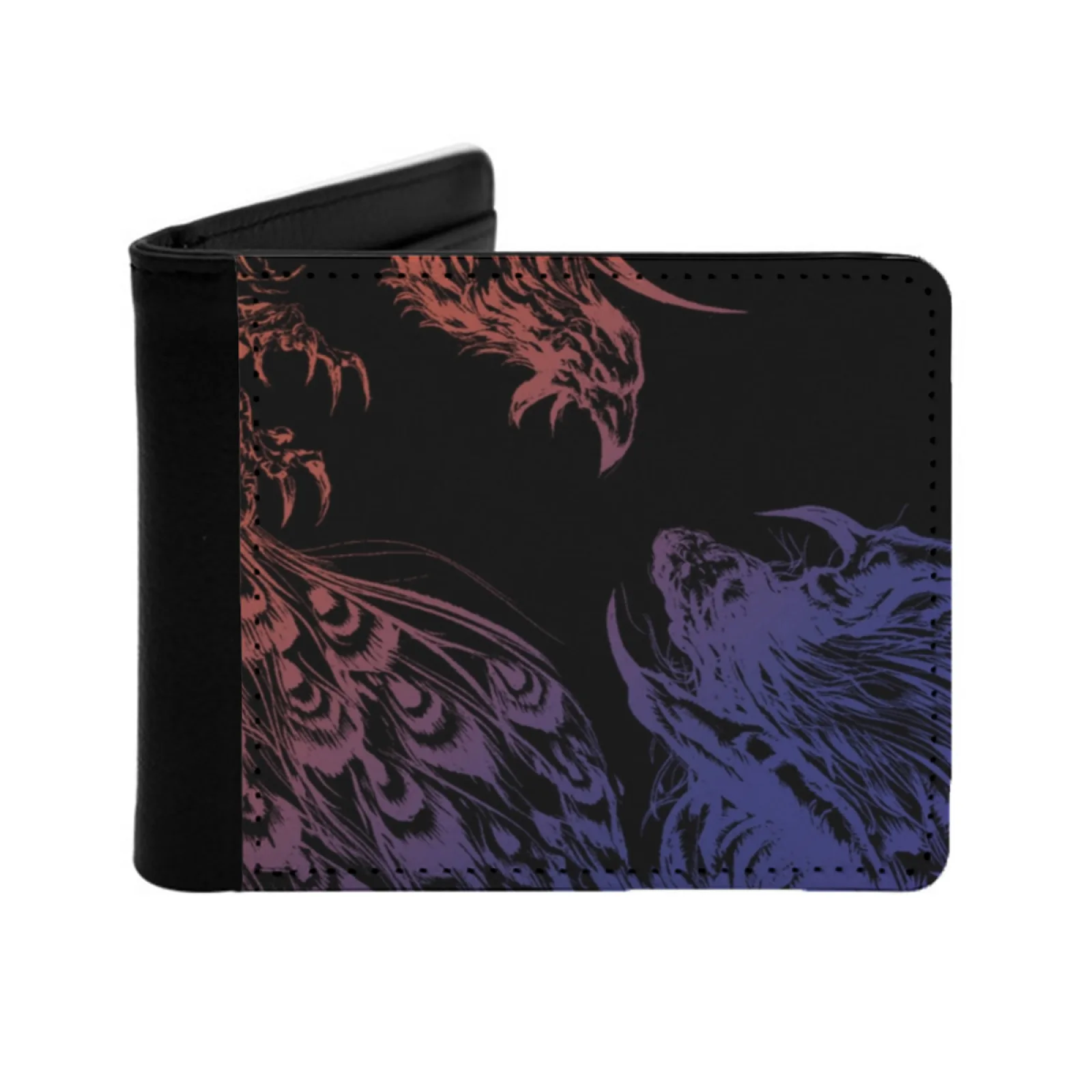 

Final Fantasy Xvi ~ Fate Color Новый мужской кошелек Короткий модный кошелек из искусственной кожи Кошелек для нескольких карт Final Fantasy Xvi Final