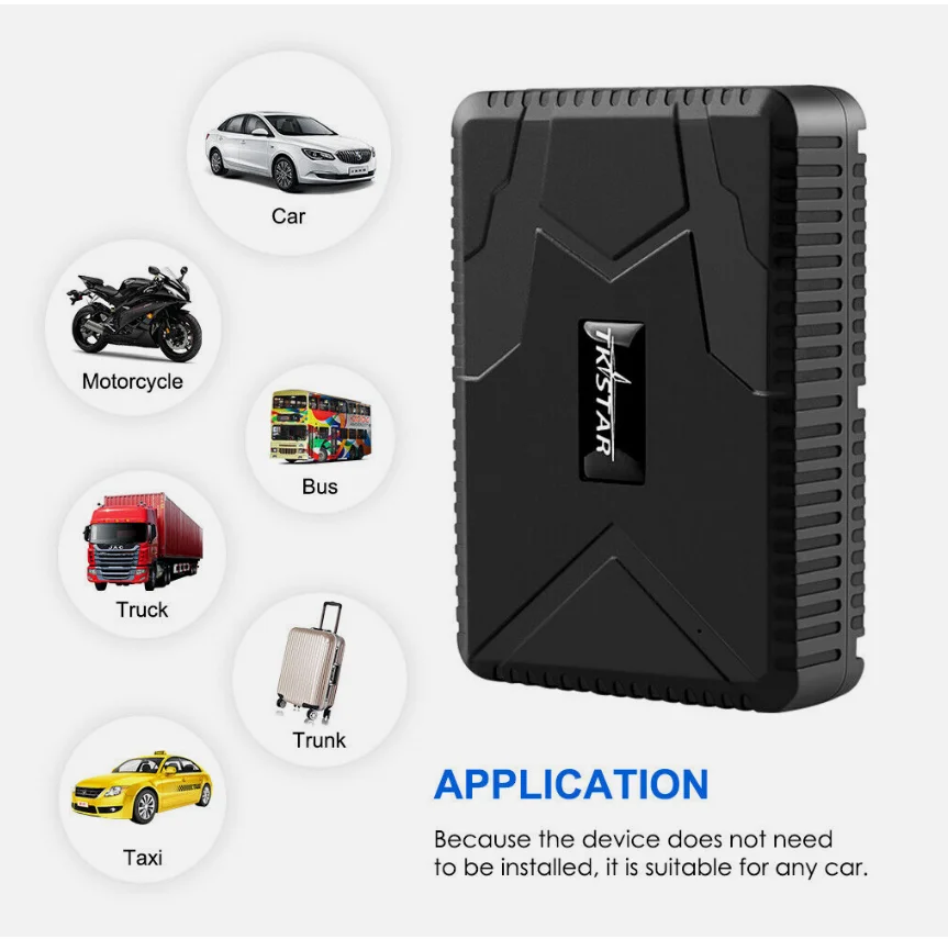 GPS Tracker Car Locator Vehicle TKSTAR TK915 10000mA Magnet Waterproof Free APP