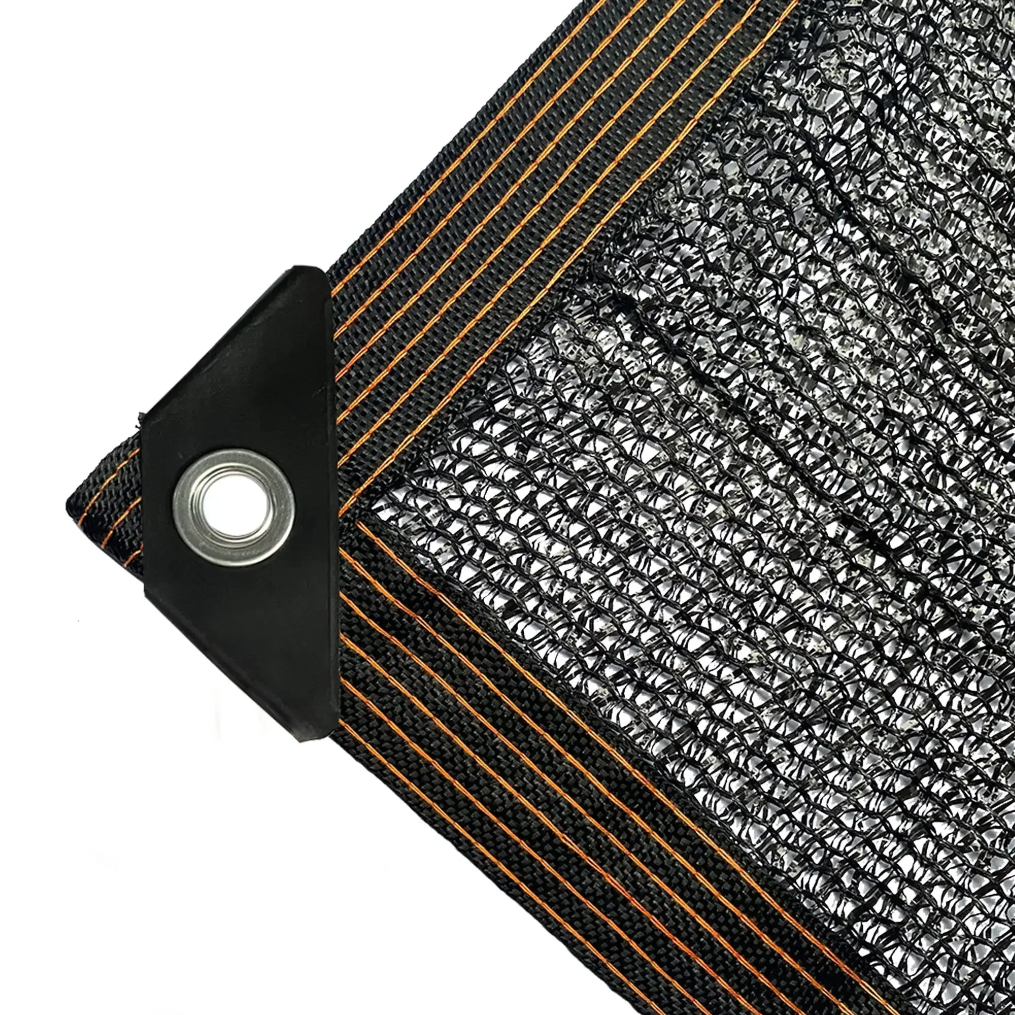 12PIN Schwarzes Sonnenschutznetz 70-80% Verdunkelungsgrad Pflanzen-Gewächshaus-Abdeckung Sichtschutz-Garten-Netz Outdoor Anti-UV-Sonnenschutz – Detail 2