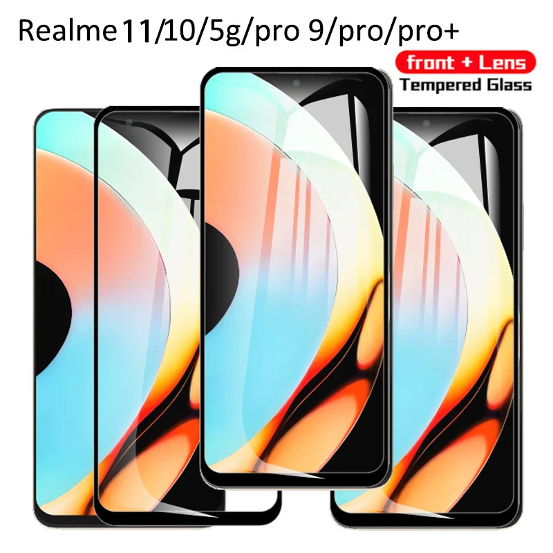 

realme 11 Phone Accessories, screen protector for realme 9 4g Screen Protectors realmi 9 5g speed edition tempered glass cristal for realme9 pro plus glass film protection realme 10 pro