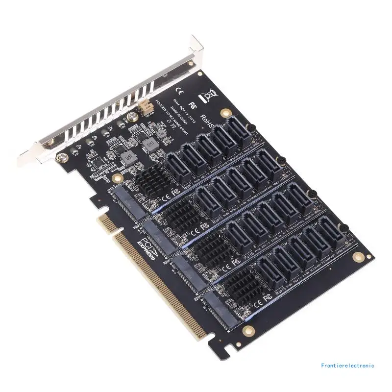 

for M.2 PCIe X16 Expansion Card Supports NVMe for M.2 (2230-2280) 4 x 32Gbps for AM4 Socket and for Intel VROC DropShipping