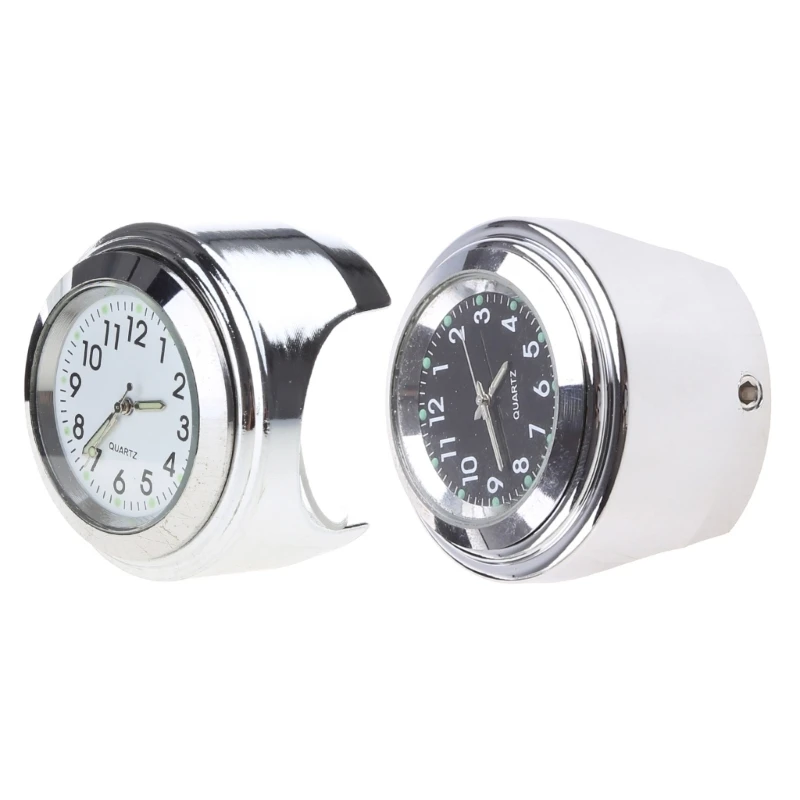 U1JF Mini Motorcycle Digital Clocks Motorbike Mount Watch Digital Timetable Clock Waterproof Motorbike Mount Handlebar Watch