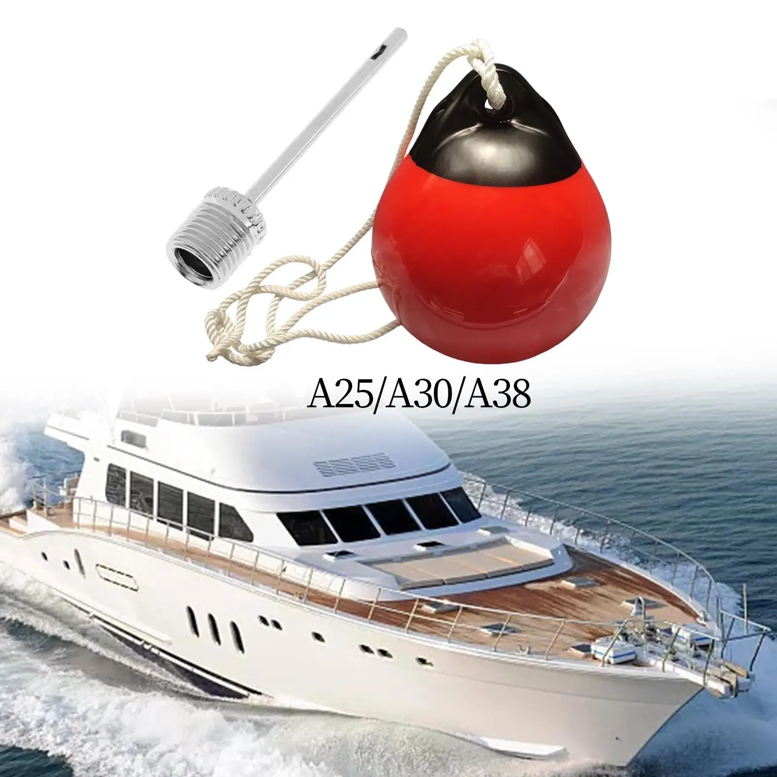 Bouée d'amarrage marine pour bateau, injecteur de protection gonflable rouge S6 Guard