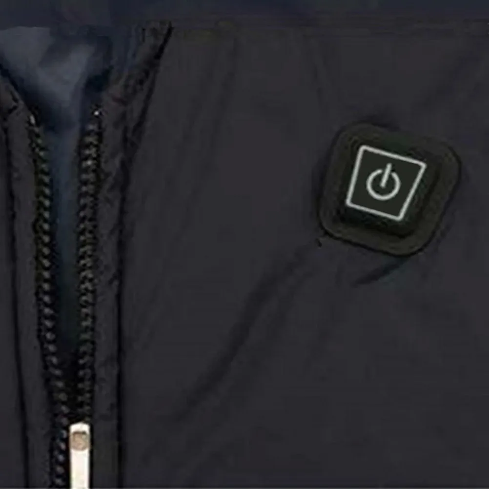 

USB Rechargeable Electric Heated Vest 3-Level Temperature Control Soft Washable Wear-Resistant Thermal Vest for Men Women
