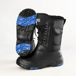 Botas de neve impermeáveis de meia-panturrilha masculinas, sapato casual simples, quente, militar, pesca, esqui, moda, outono, inverno, novo, 2023