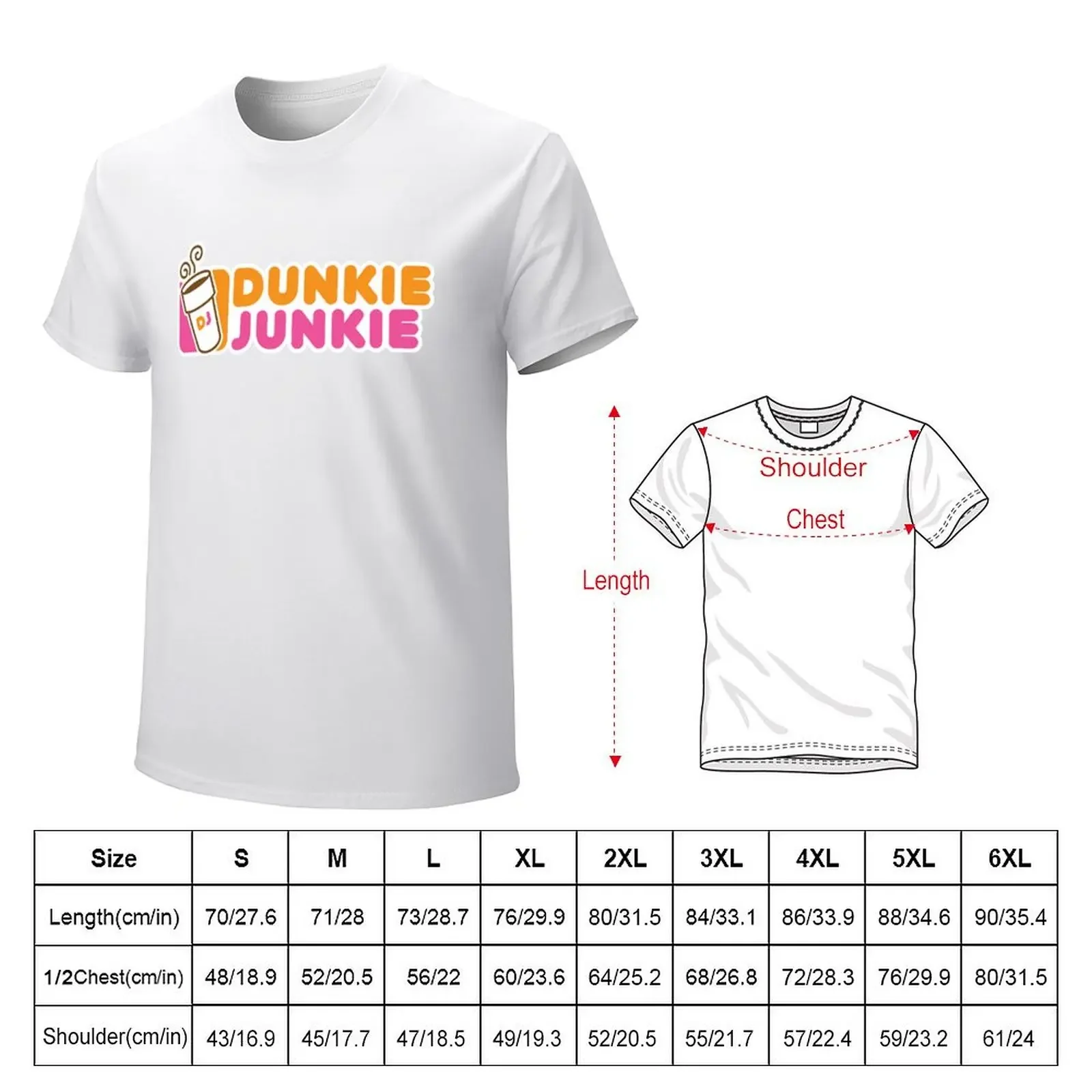 Dunkie Junkie T-shirt Short sleeve tee customizeds blanks mens workout shirts