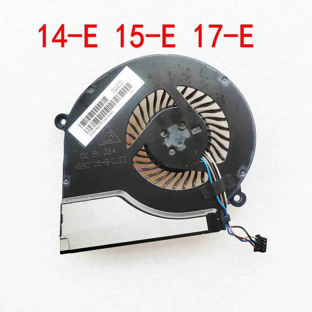 original For HP Pavillion 14-E 15-E 17-E FAN DFS501105PR0T FC9U FAN AB08505HX110B00 0CWR62 724870-001 725684-001