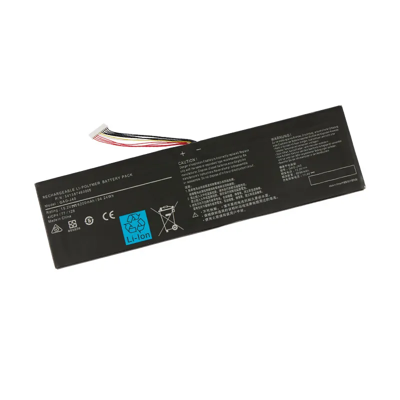 

6200mah for gigabyte gag-j40 aero 14-k7 15-x9 15-y9 14-p64wv6 x7 dt battery