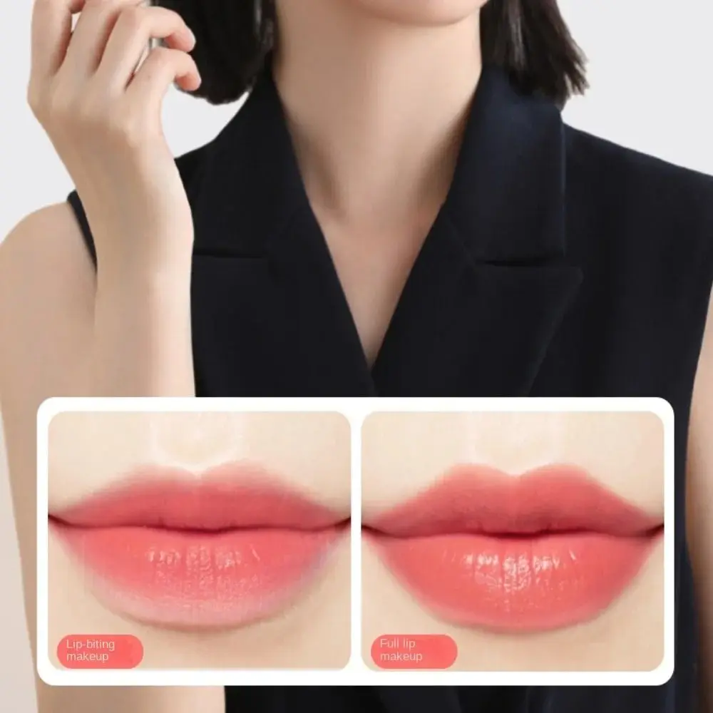 Staub dichte doppel köpfige Lippen bürste mit Schutz kappe Lip Liner Make-up Pinsel Metall griff Lidschatten Applikator Concealer Pinsel