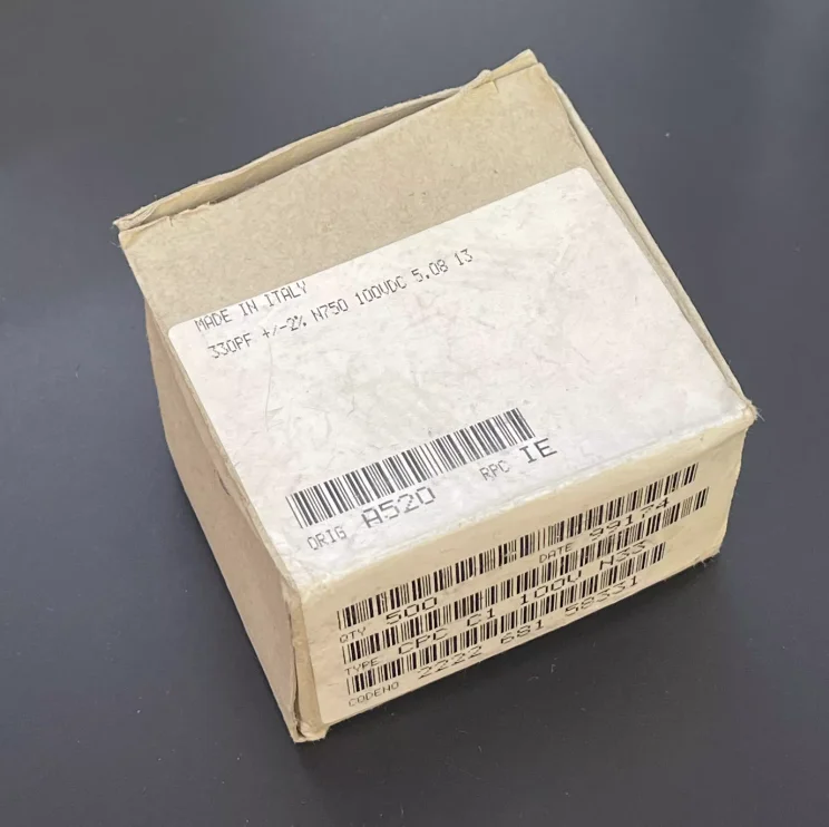 

20pcs/lot silver film capacitor 330PF 100V high-precision silver film high-frequency ceramic chip capacitor free shipping