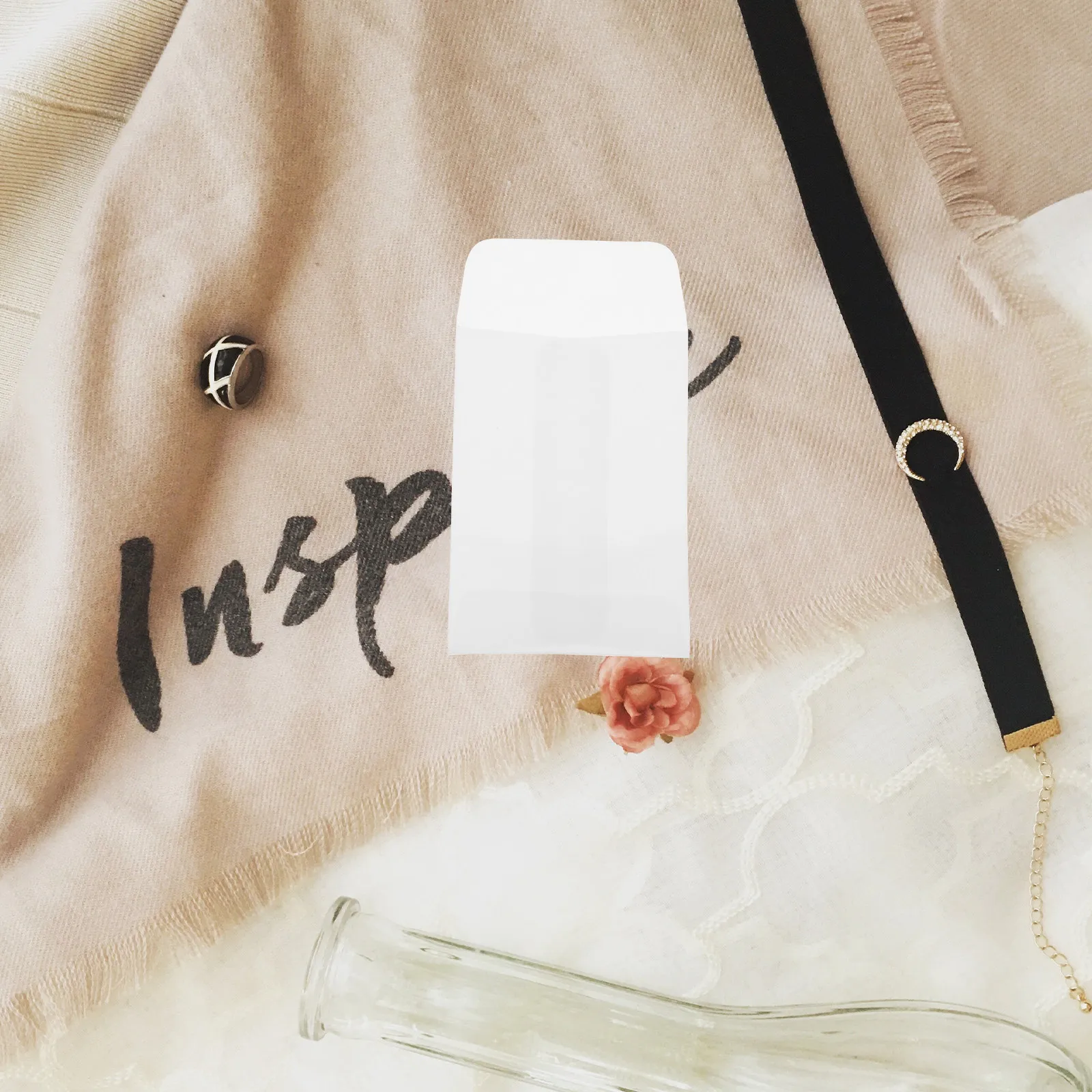 

50Pcs Mini Envelopes Small Parts Coin Jewelry Hangtag Packaging Pouches for Rings Earrings Gift Storage Mini Envelopes