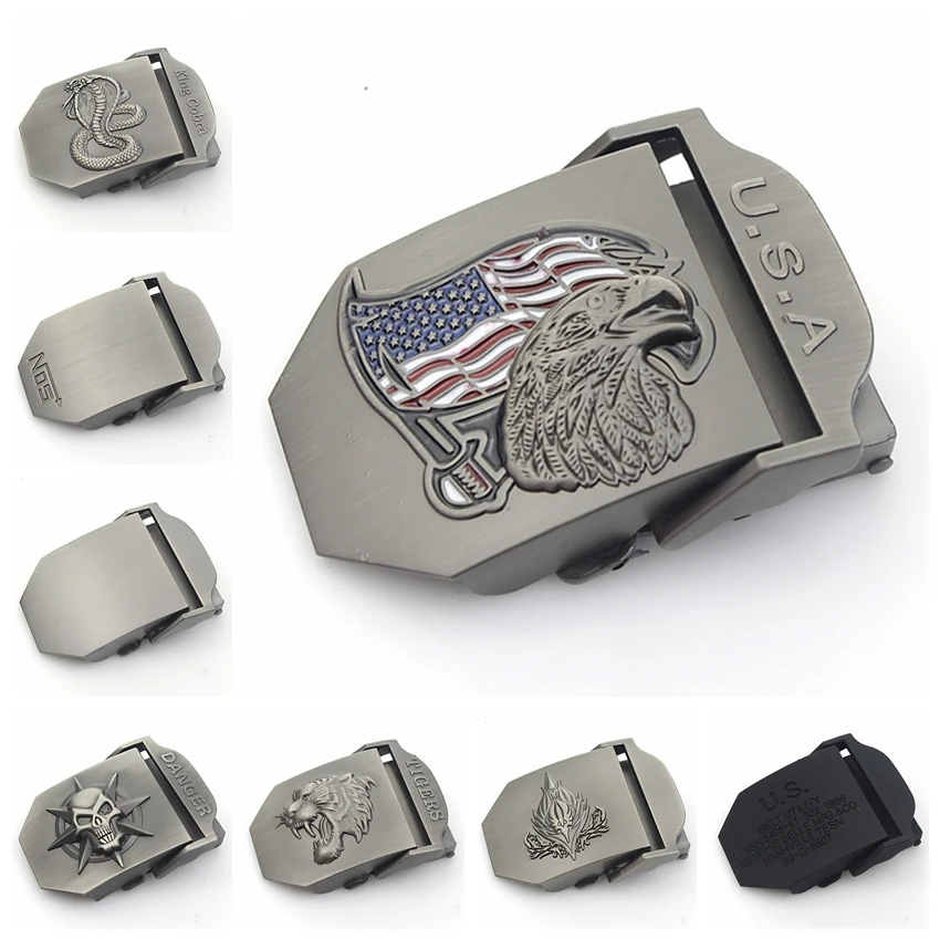 

38mm Western Style Belt Buckle for Men, Country Style Alloy Belts Buckles for 38mm x 4mm Canvas Belts, Cowboy Jeans Leather Belt