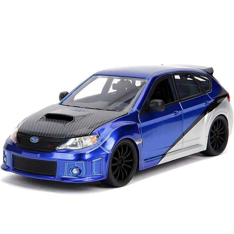 1:24 subaru impreza wrx sti legierung auto diecasts & spielzeug fahrzeuge auto modell miniatur modell modell auto spielzeug für kinder