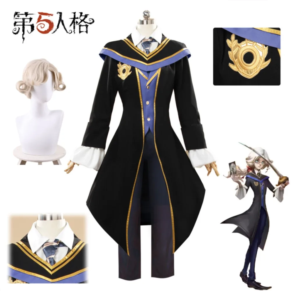 

Identity V Photographer Joseph Tyrant Cosplay Costume Ivory Tower School Uniform Robe Adult Game Halloween Comic Con Outfit