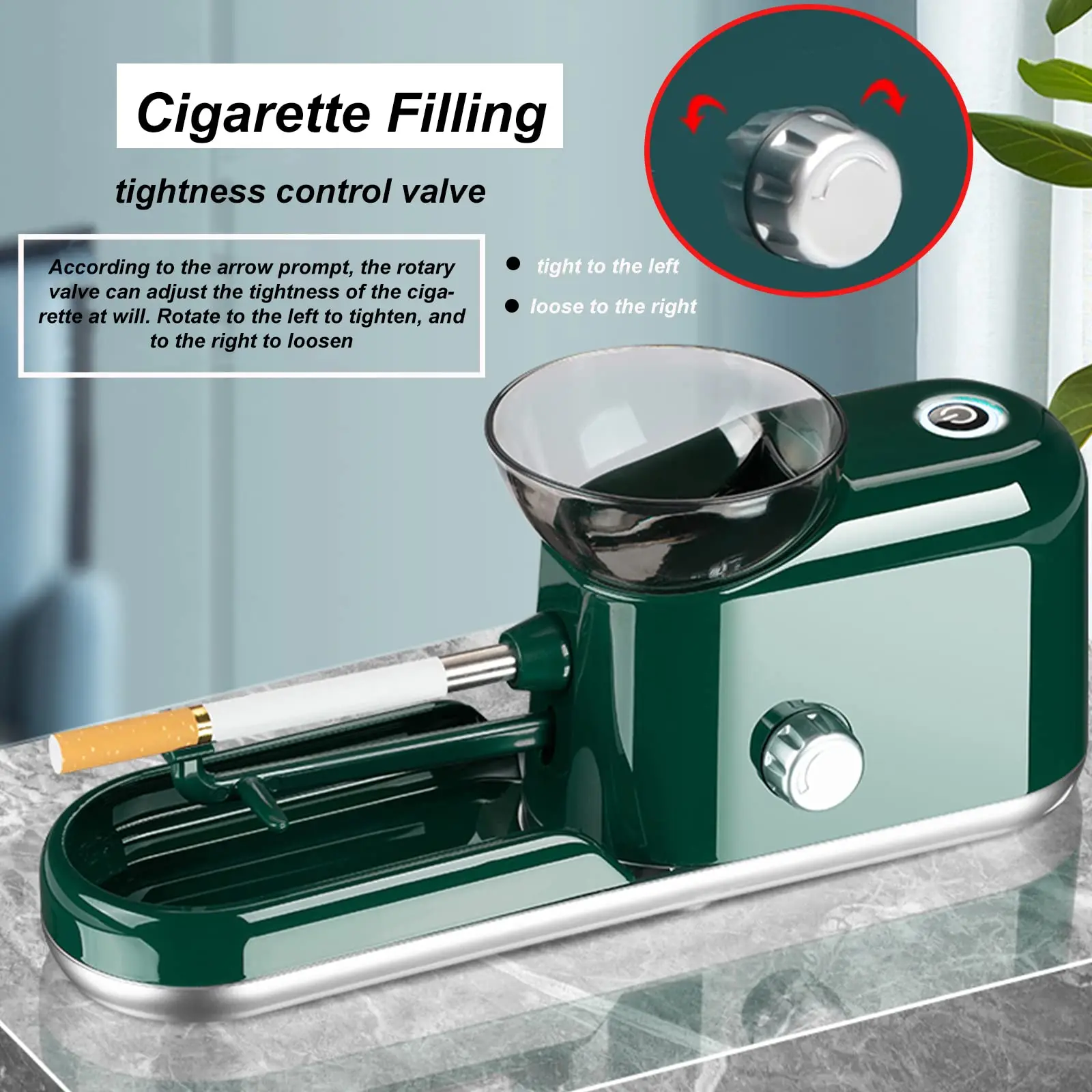 6.5/8MM Electric Automatic Cigarette Rolling Machine Tobacco Injector Maker Roller Grinder Making Cigarettes Smoking Accessories