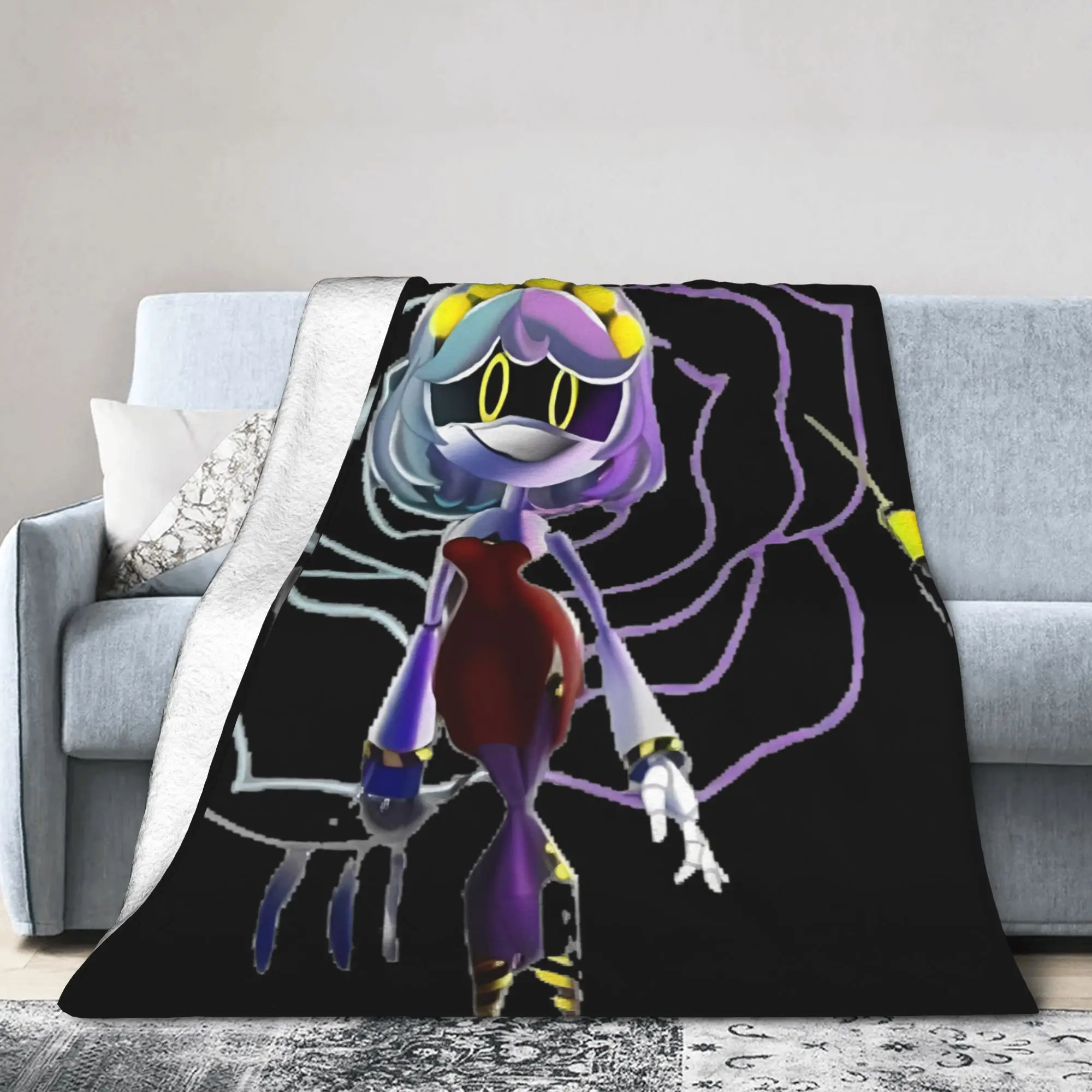 Warm Soft Blanket Picnic Murder Drones Comic Print (2) Throw Blanket  Flannel Bedspread For Bedroom Fluffy Sofa Bed Cover