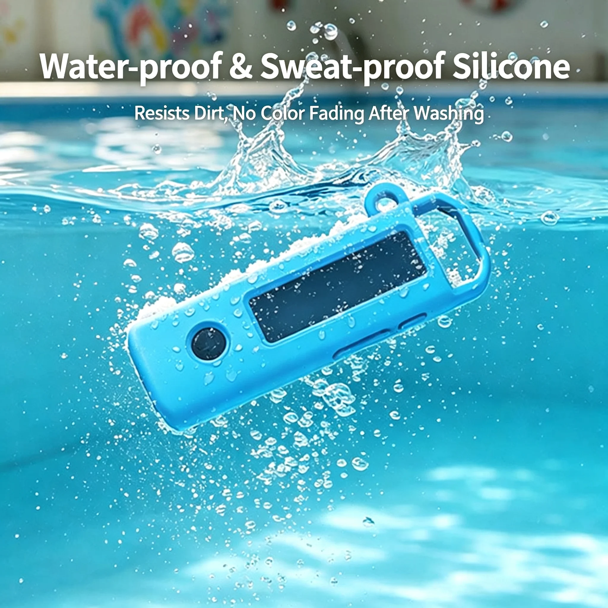 Silicone Case For Fiio SnowSky Echo Nano MP3 Player Shockproof Anti Scratch Protective Shell Cover With Metal Carabiner Sport