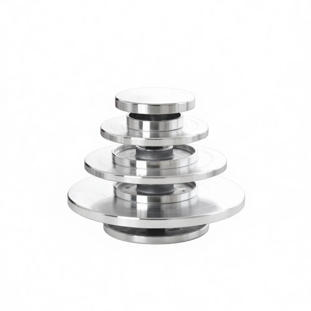 Cake Decorating Turntable - Table rotative en alliage d'aluminium pour