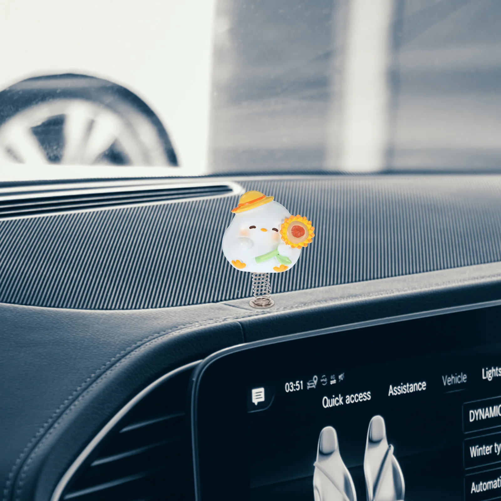 

10 Pcs Spring Shaking Bases Dashboard Toy Bases Car Dashboard Base Lightweight Portable DIY Spring