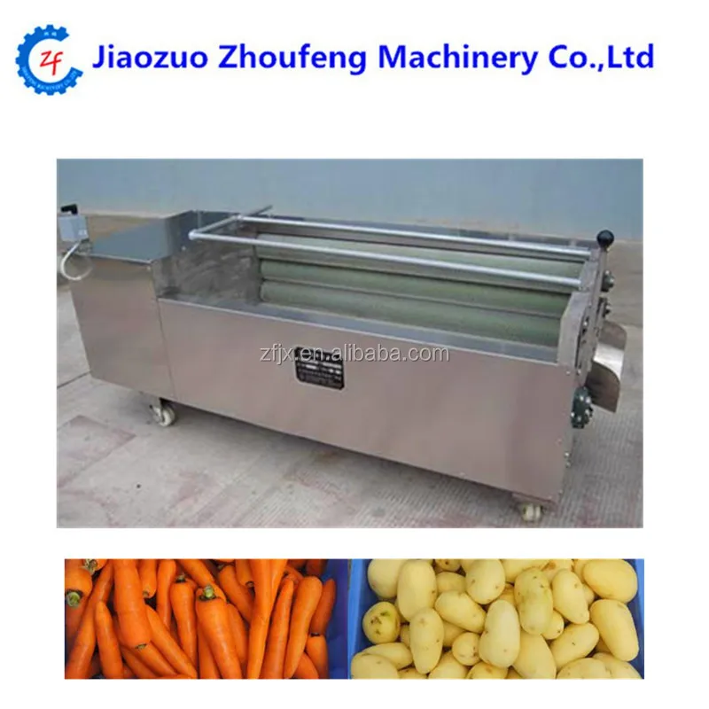 Commercial Vegetable Tubers Wash And Peel Machine