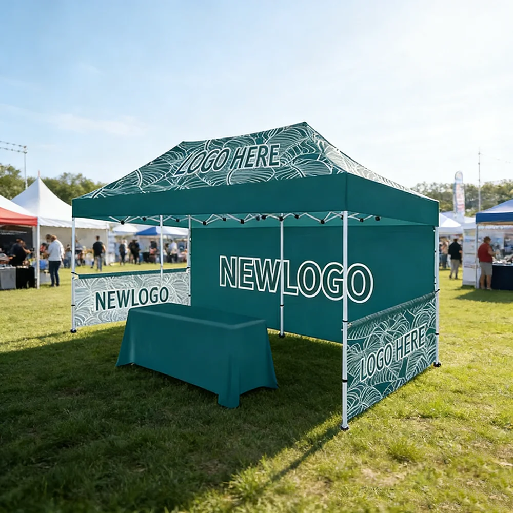 CustomizableNew Trade Festival Promotional Package High Quality Professional Waterproof Folding Canopy Stretch Tent by Sunshine