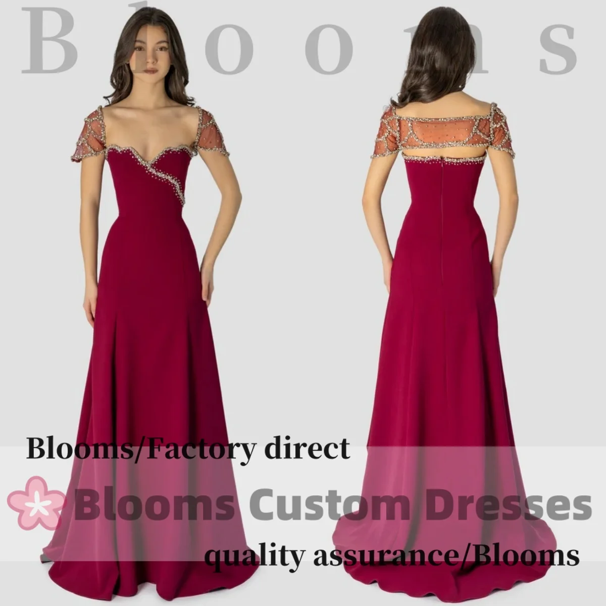 

Customized Sweetheart Neck Rhinestone Formal Evening Dresses Prom Gown A-line Train Elegant Party Dresses 2026