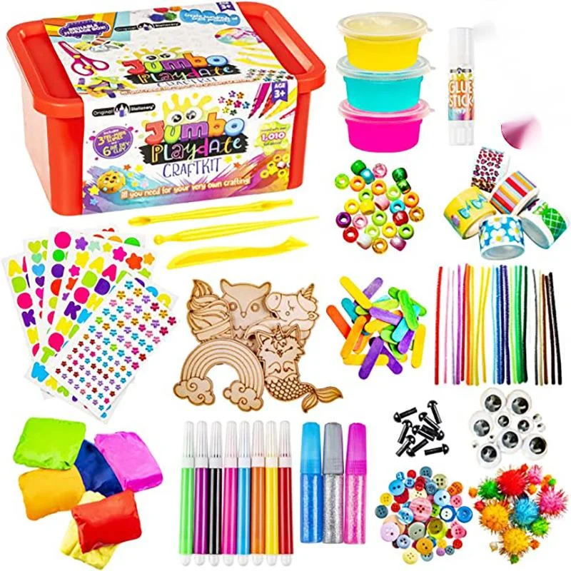 Colorful DIY Arts Supplies Children Kids Montessori Education Toy Accessories Decorations Crafting Making Supplies New