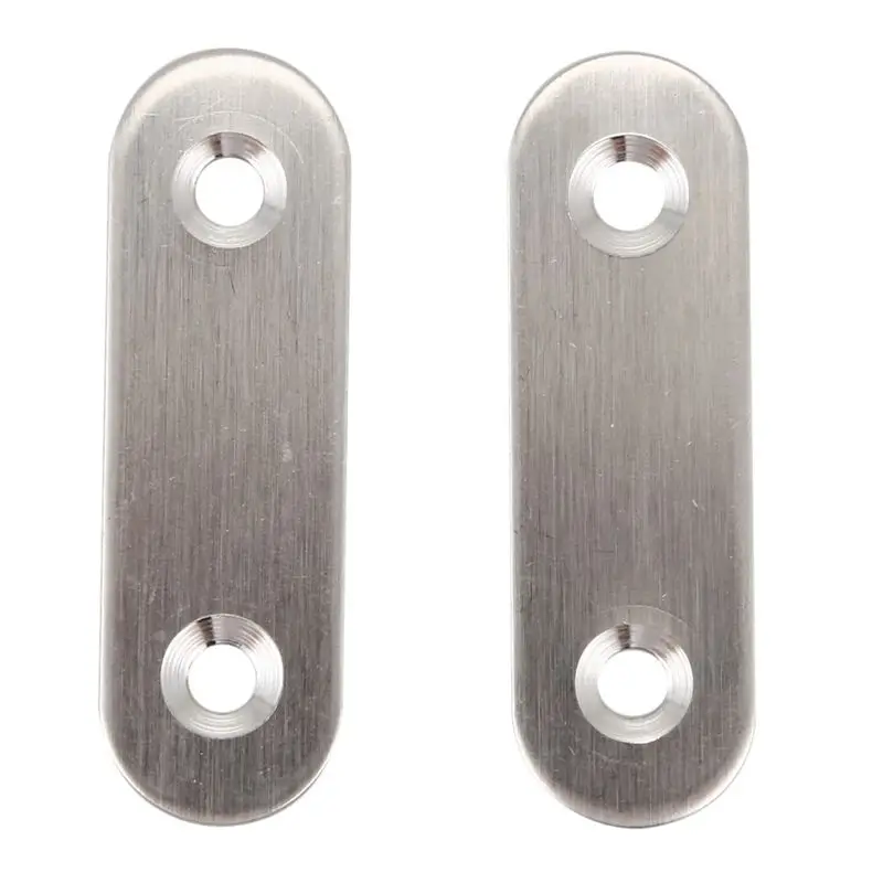 SOFT-50Mmx16mm Straight Repair Joining Mending Flat Plate Bracket 40Pcs