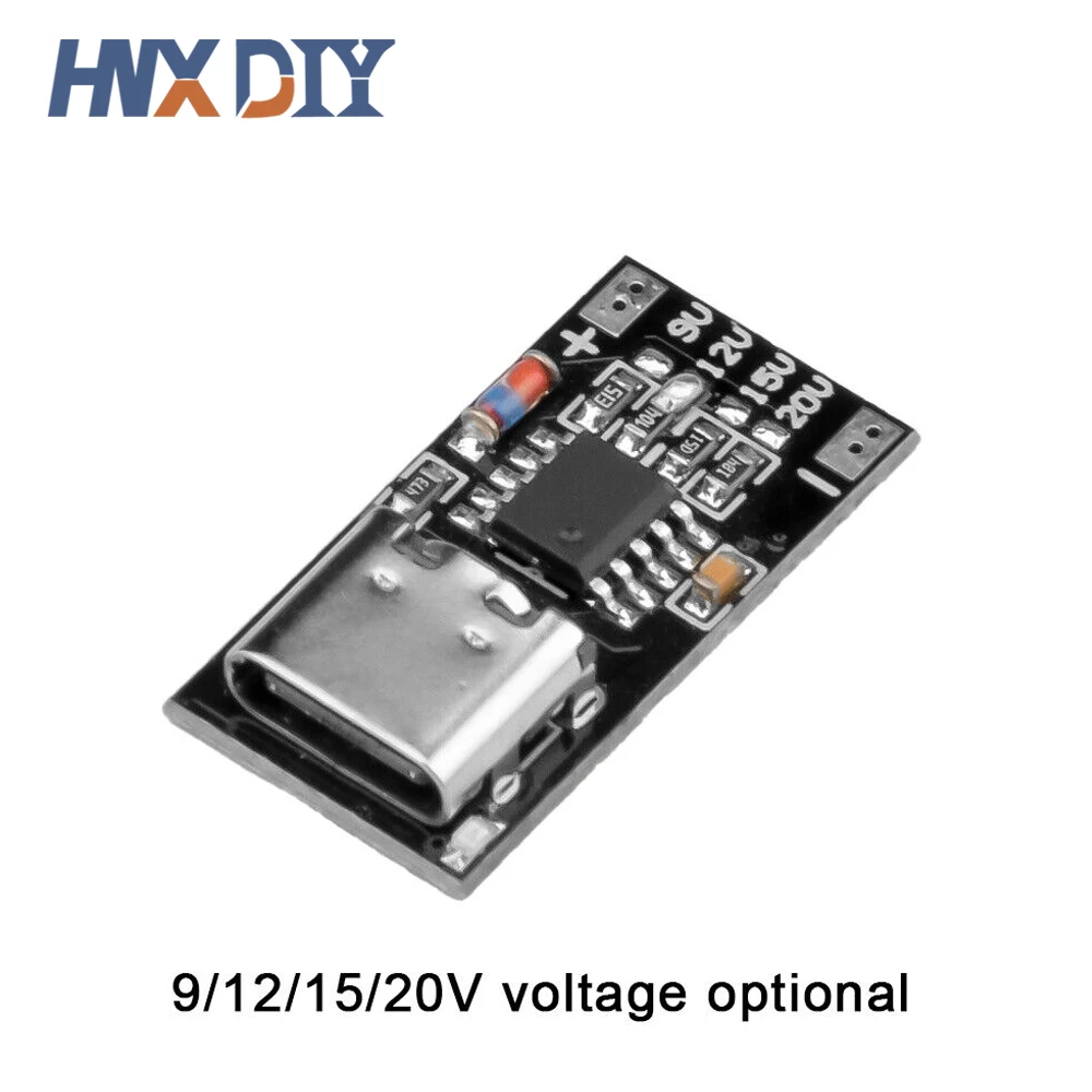 Trigger Fast Charger Per ing Detector, USB Boost, Power Supply Change, Tech Board, Type-C, PD2.0, PD3.0, 9V, 12V, 15V, 20V, 5/10Pcs