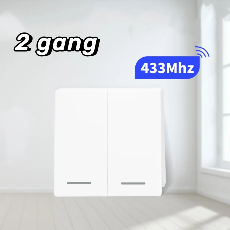 Tuya WiFi Slimme Lichtschakelaar Smart Home Draadloze RF 433 mhz Drukknop Wandschakelaar Via Alexa Google Home Alice Smart leven App