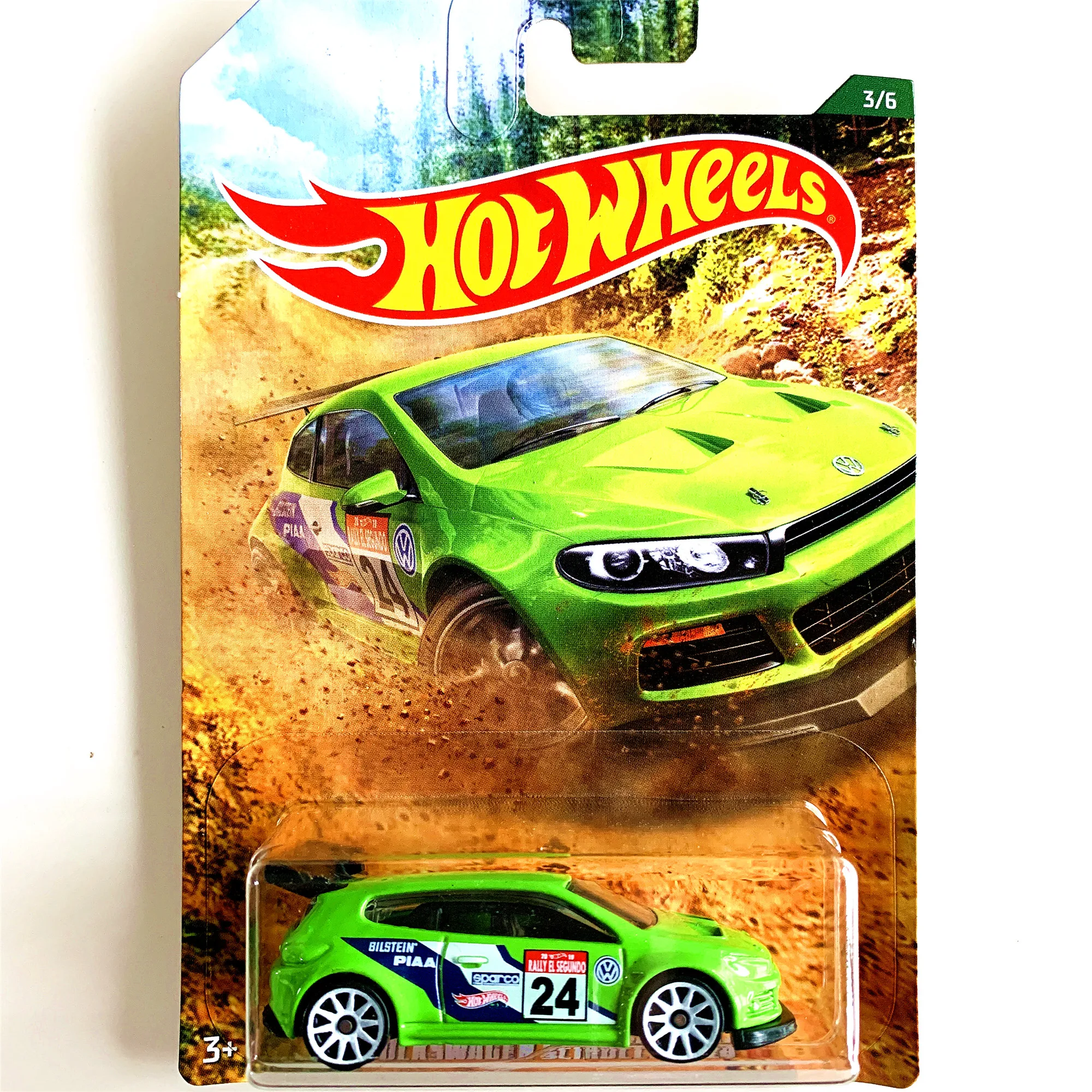 10Pcs/box Hot Wheels Sports Wilderness Rally Foro Escort Lancer Evo Scirocco Gt24 Mini Cooper S Alloy Gift Collection Car Toy