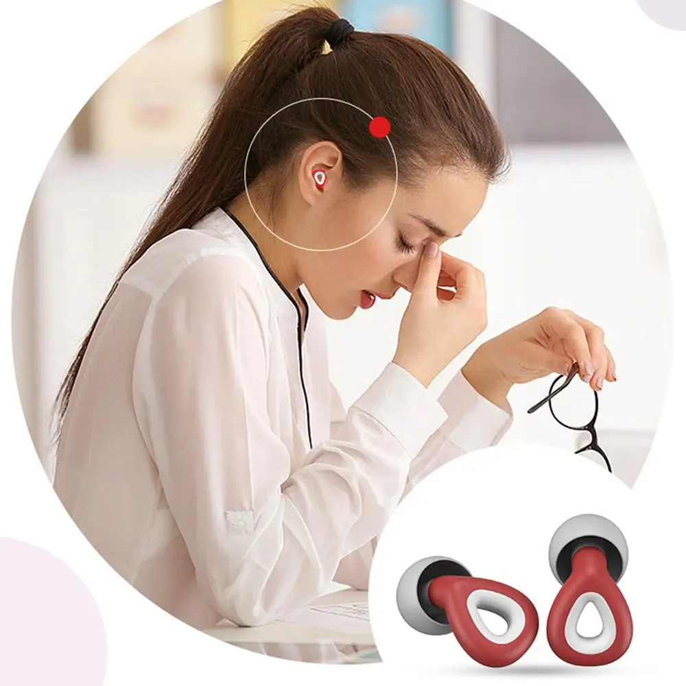 Portable Musician Earplugs Reusable Sleep Care Sports Noise Reduction Filter Hearing Protection Earbud Silicone Earphone