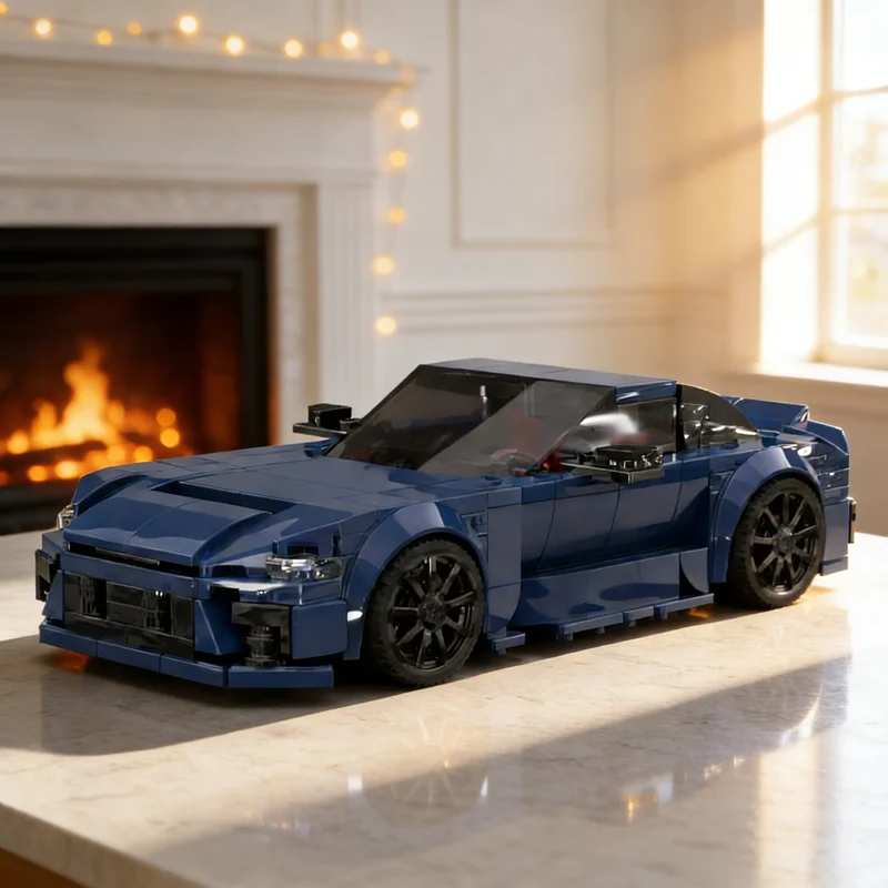 295 Uds. MOC Toyota GR GT ciudad campeones modelo arquitectura de bloques de construcción regalo de Navidad creativo juguete Idea educación ladrillo niños