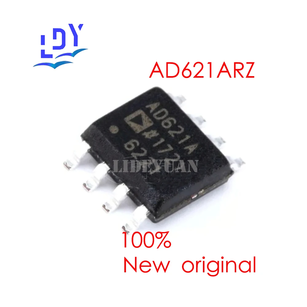 10pcs AD621ARZ  AD621BRZ Instrumentation amplifier chip IC industrial civil grade