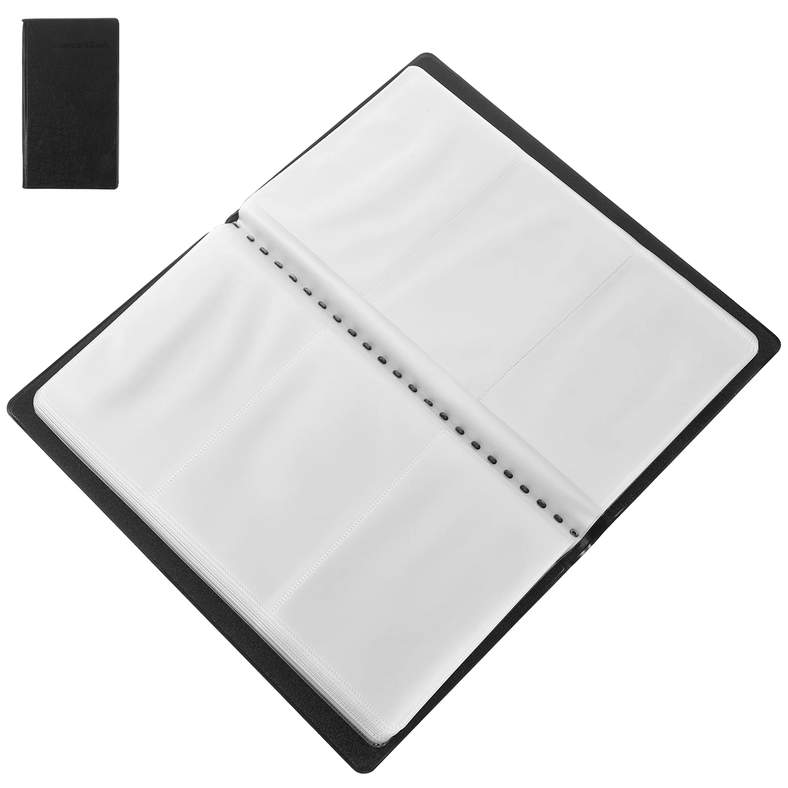 

Business Card Case 180 Cards Premium Hardcover Practical Style Keep Name Cards Neat Portable Holder Organizer