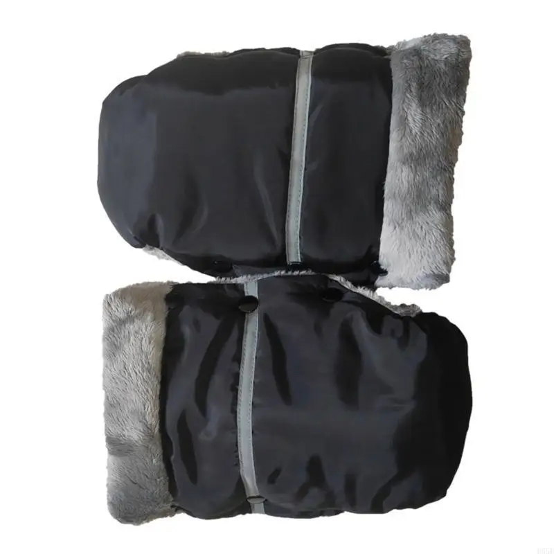 H55B ユニバーサル暖かいミトンベビーカーハンドマフ不凍液ハンドウォーマーベビーカー Accs