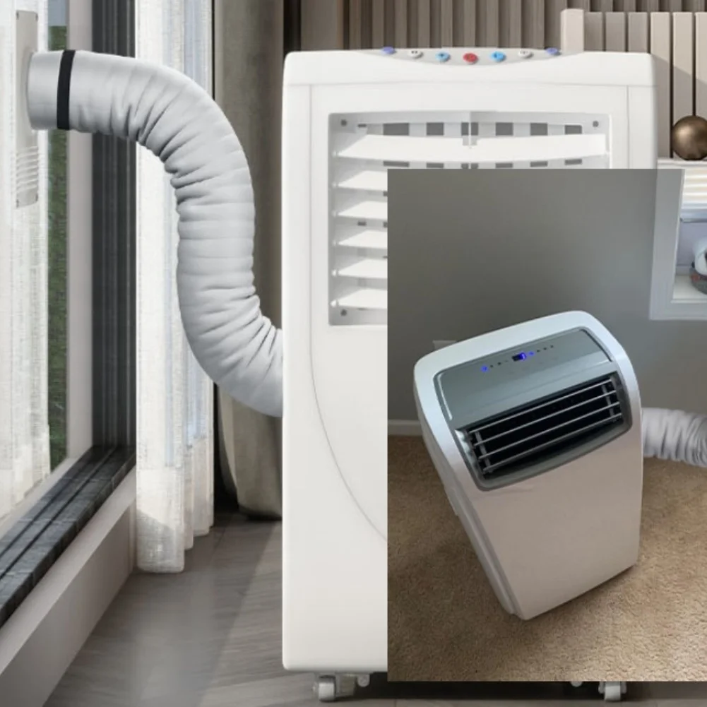 1 قطعة خرطوم التيار المتردد المحمول العزل كم غطاء خرطوم مكيف الهواء غطاء فتحة التهوية غطاء خرطوم تكييف الهواء المحمول غمد #4