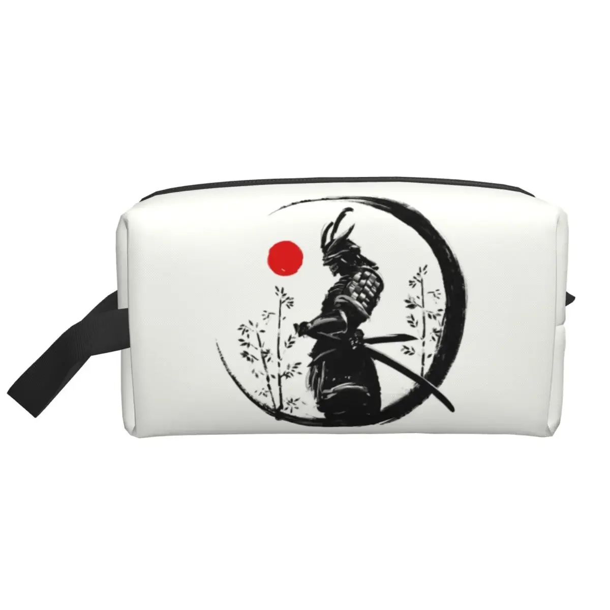 Japanese  Samurai Warrior Makeup Bag for Women Travel Cosmetic Organizer Fashion Katana Bushido Storage Toiletry Bags