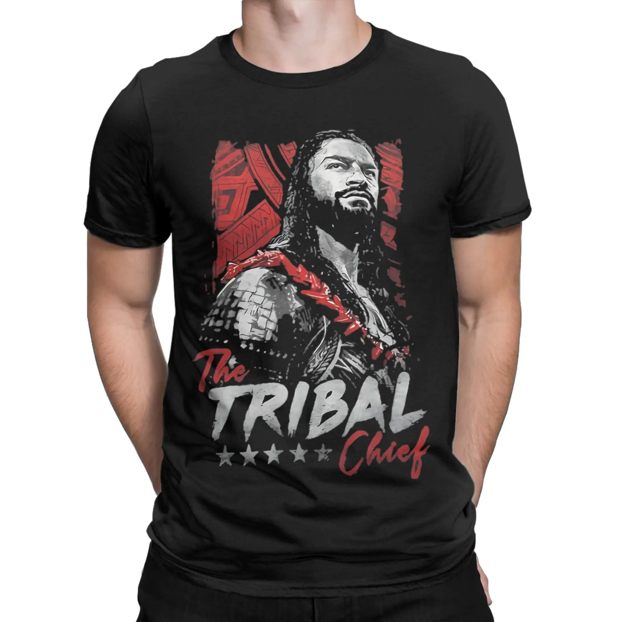 Novelty Tribal Chief Band Romans T-Shirt for Men O Neck Pure Cotton T Shirt  Short Sleeve Tees Graphic Tops