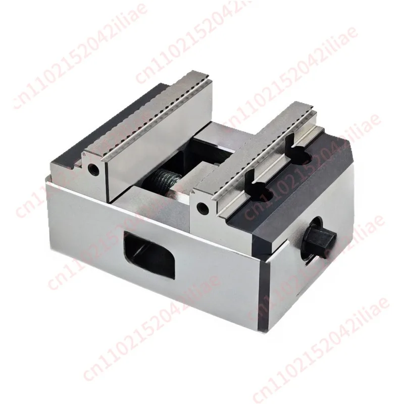 Four or five axis vice CNC positioning fixture with zero point quick change L bridge