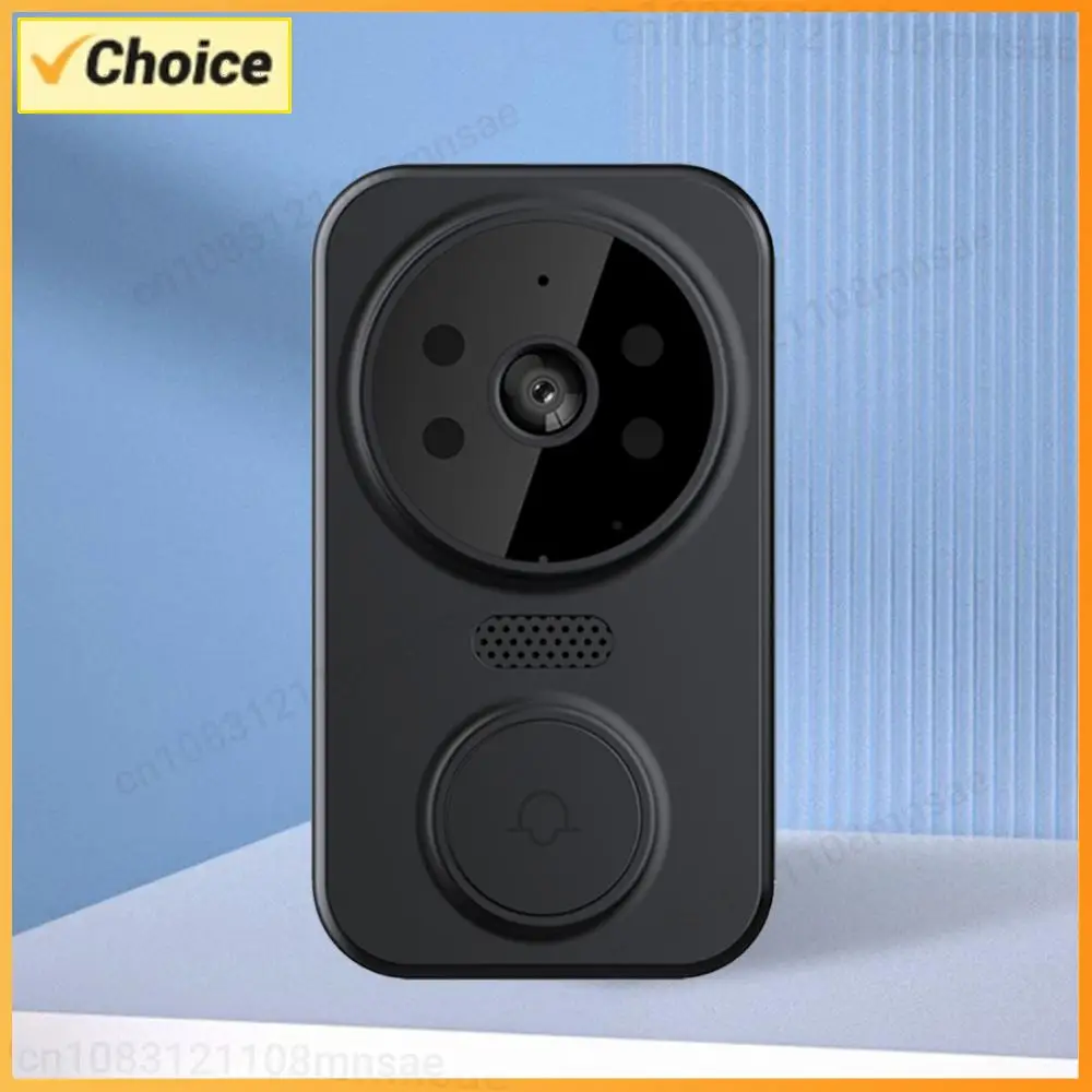 

Беспроводной видеодомофон с Wi-Fi, звонком, двусторонней аудиосвязью, беспроводной визуальный интерком, удаленный мониторинг через приложение, интеллектуальный дверной звонок