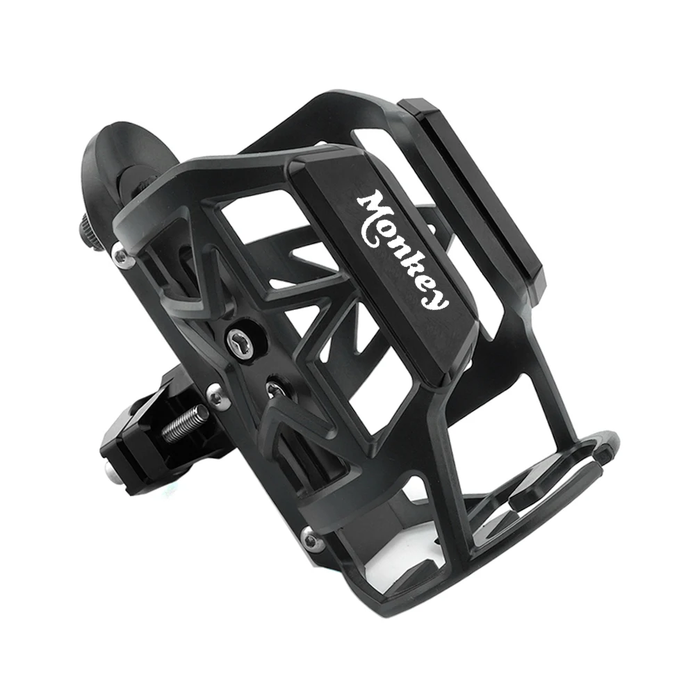 جديد لهوندا القرد 125 القرد 125 دراجة نارية عالية الجودة زجاجة مشروبات شرب الماء حامل الكأس حامل مع شعار "قرد" #5