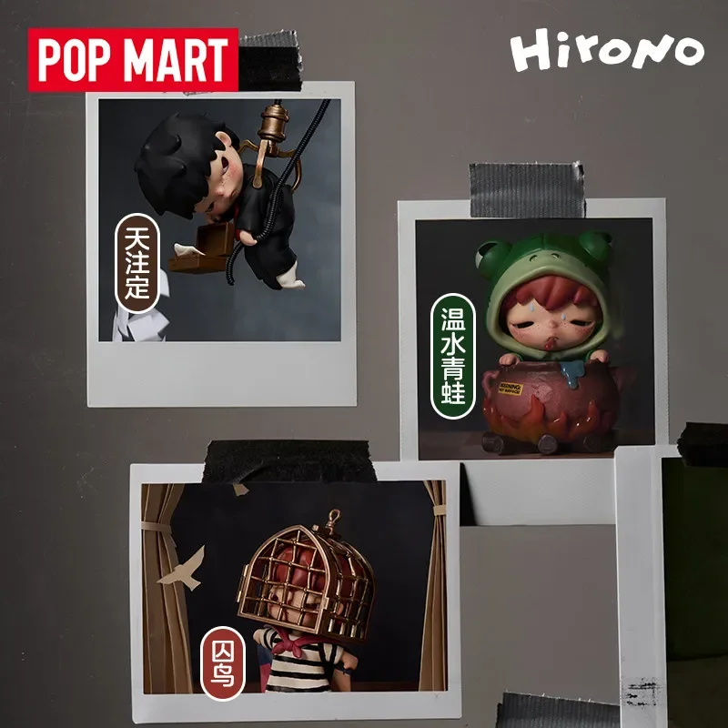 POPMART Hirono TAMED WILDGRASS Serie Blindbox-Spielzeug Überraschungsbox Niedliche Puppe Anime Actionfigur Geburtstagsgeschenk
