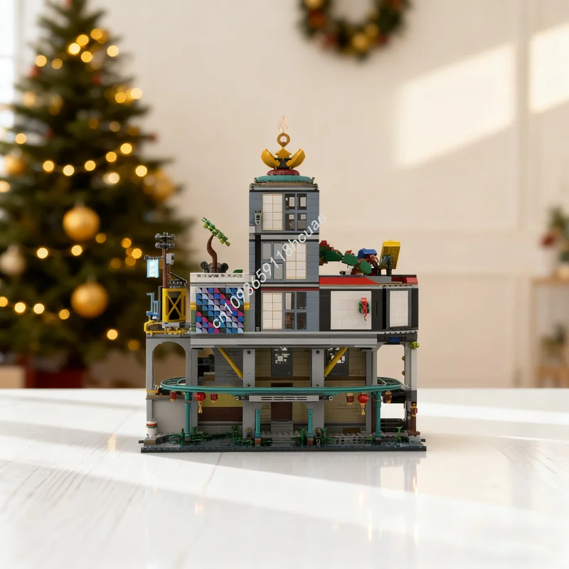 

4260pcs MOC Ninjia City Lanterns Model Building Blocks Assemble DIY Creative Idea Christmas Gift Education Toy Brick Birthday